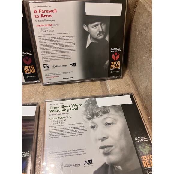 National Endowment of the Arts Fitzgerald, Hemingway, Lee, Hurston, Bradbury CD - Picture 11 of 11